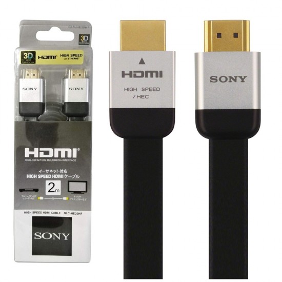 کابل تصویر HDMI فلت سونی متراژ 2 متر 4K